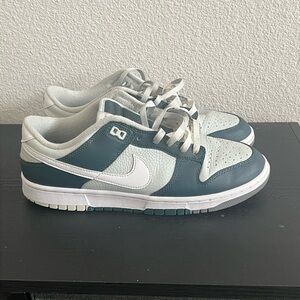 Nike Men's Sneakers - Nike Dunk White and Dark Green